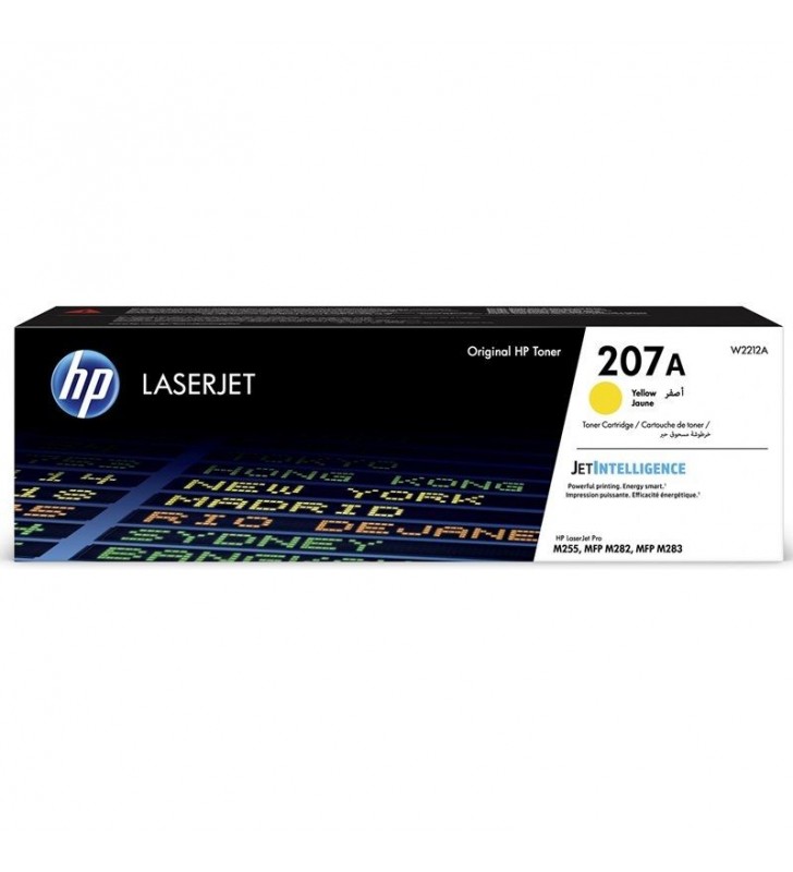 TONER AMARILLO HP W2212A - Nº 207A - JETINTELLIGENCE - 1250 PÁGINAS - COMPATIBLE SEGÚN ESPECIFICACIONES