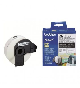 ETIQUETAS TÉRMICAS BROTHER DK11201 - 29MM X 90MM - 400 ETIQUETAS BLANCAS