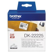 CINTA CONTINUA DE PAPEL TÉRMICO BROTHER DK22225 - ANCHURA 38MM - BOBINA 30.48M