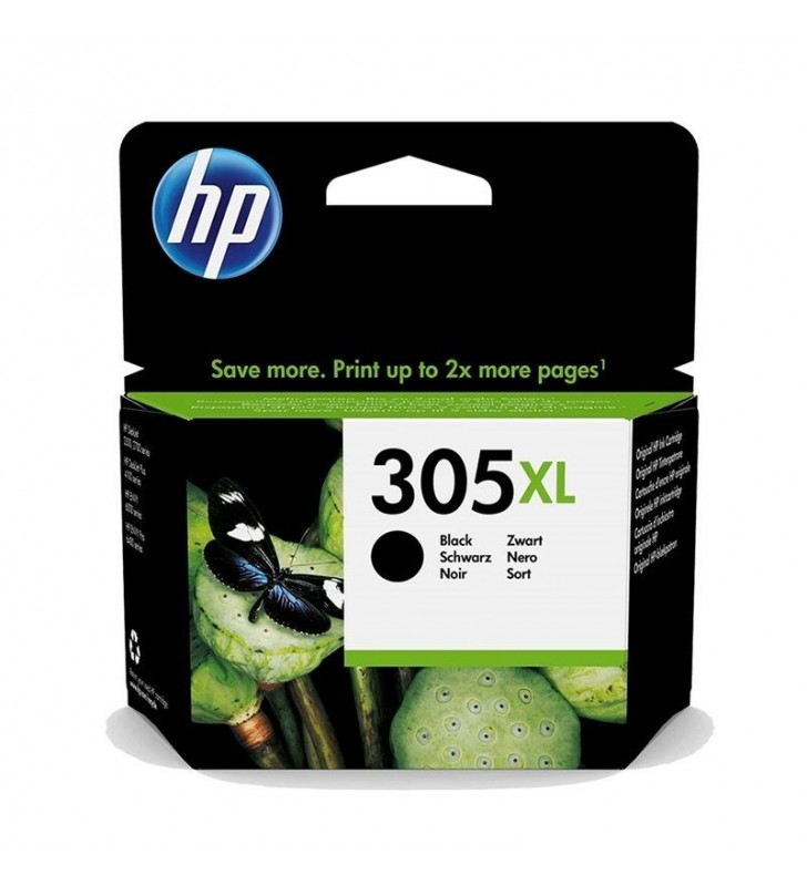 CARTUCHO DE TINTA NEGRO HP Nº305XL - 240 PÁGINAS APROX. - COMPATIBLE SEGÚN ESPECIFICACIONES