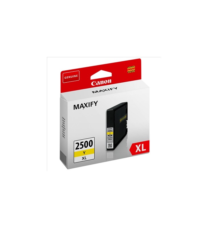 CARTUCHO DE TINTA AMARILLO CANON PGI-2500XL - 19.3ML - COMPATIBLE SEGÚN ESPECIFICACIONES