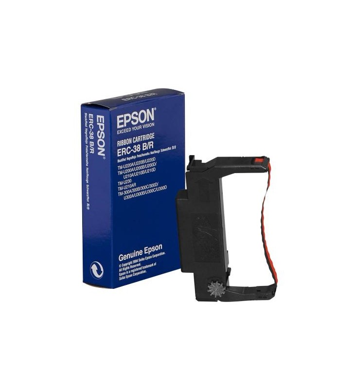CINTA NYLON EPSON ERC-38 BLACK/RED