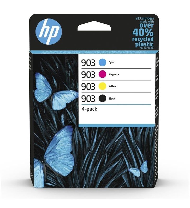 Cartucho de Tinta Original HP nº903 Multipack/ Negro/ Magenta/ Cian/ Amarillo