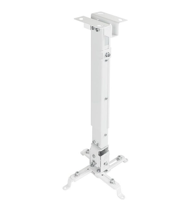 Soporte de Techo para Proyector TooQ PJ2012T-W/ Inclinable/ hasta 20kg
