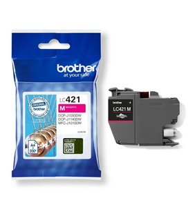 Cartucho de Tinta Original Brother LC421/ Magenta