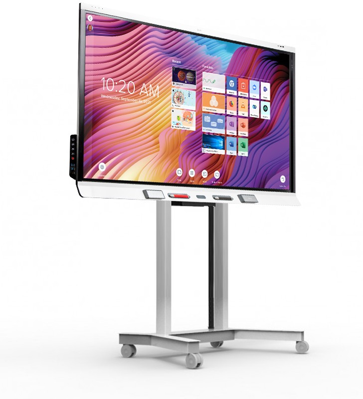 SOPORTE F-100 BLANCO PANTALLAS INTERACTIVAS 32" - 95" MAX 100KG