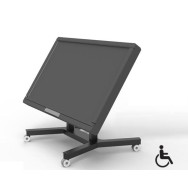 SOPORTE MIMI NEGRO TIPO MESA PANTALLAS INTERACTIVAS 32" - 95" MAX 100KG