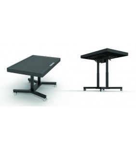 SOPORTE MIMI NEGRO TIPO MESA PANTALLAS INTERACTIVAS 32" - 95" MAX 100KG
