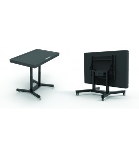 SOPORTE MIMI NEGRO TIPO MESA PANTALLAS INTERACTIVAS 32" - 95" MAX 100KG