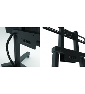 SOPORTE F-100 NEGRO PANTALLAS INTERACTIVAS 32" - 95" MAX 100KG