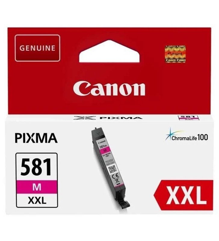 Cartucho de Tinta Original Canon CLI-581XXL Alta Capacidad/ Magenta