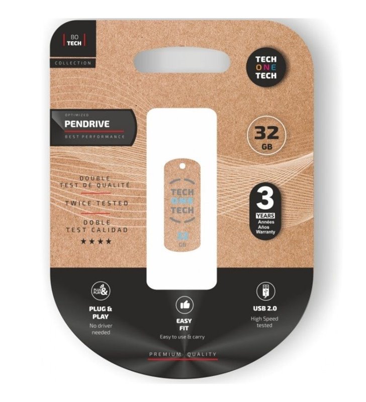 Pendrive 32GB Tech One Tech Pro Smart Clip Tech USB 2.0