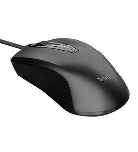 Ratón Trust Basics Wired Mouse/ Hasta 1200 DPI