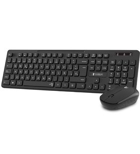 Teclado y Ratón Inalámbrico Subblim Combo Business Slim CSSW10/ Negro