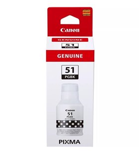 Botella de Tinta Original Canon GI-51/ Negra