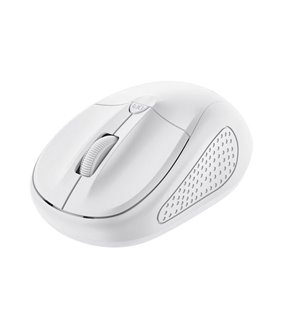 Ratón Inalámbrico Trust Primo/ Hasta 1600 DPI/ Blanco mate