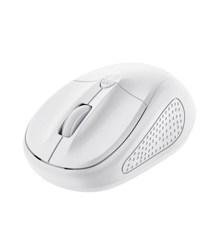 Ratón Inalámbrico Trust Primo/ Hasta 1600 DPI/ Blanco mate