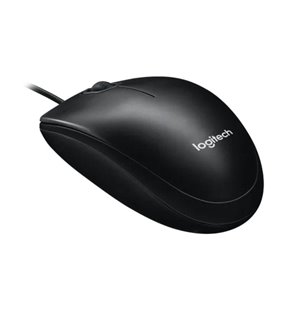 Ratón Logitech M100/ Hasta 1000 DPI/ Negro