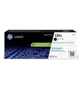Tóner Original HP nº139X XL Alta Capacidad/ Negro