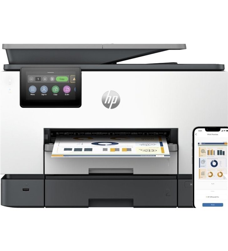 Multifunción HP Officejet Pro 9130b WiFi/ Fax/ Dúplex/ ADF/ Blanca