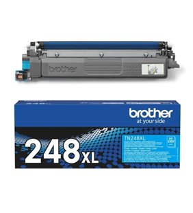 Tóner Original Brother TN248XLC Alta Capacidad/ Cian