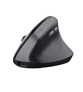 Ratón Ergonómico Inalámbrico Trust TM-270/ Batería recargable/ Hasta 2400 DPI