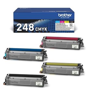 Tóner Original Brother TN-248VAL Multipack/ Negro/ Cian/ Magenta/ Amarillo