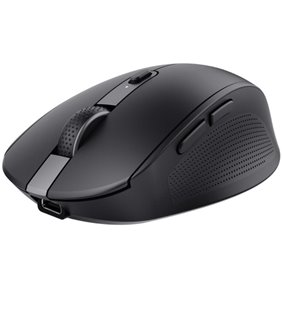 Ratón Inalámbrico por Bluetooth Trust Ozaa Compact Wireless/ Batería recargable/ Hasta 3200 DPI/ Negro