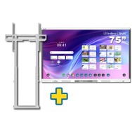SMART Board MX275-V5 75" + SOPORTE MIP FLEX W BLANCO PANTALLAS INTERACTIVAS hasta 98 MAX 100KG
