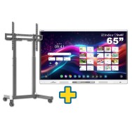 SMART Board MX265-V5 65" + SOPORTE MIF FLEX R PANTALLAS INTERACTIVAS 32" - 98" BLANCO MAX 100KG