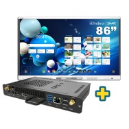 SMART Board MX286-V5 86" + OPS INTEL I5-1335U 16GB RAM 500GB HD WIN11 PRO