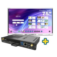 SMART Board MX275-V5 75" + OPS INTEL I5-1335U 16GB RAM 250GB HD WIN11 PRO