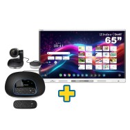 SMART Board MX265-V5 65" + CAMARA LOGITECH GROUP CON ENFOQUE AUTOMATICO