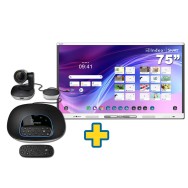 SMART Board MX275-V5 75" + CAMARA LOGITECH GROUP CON ENFOQUE AUTOMATICO