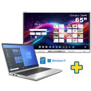 SMART Board MX265-V5 65" + PORTATIL HP PROBOOK 640 G8 I5-1145G7 14" FULL HD 8GB SSD 256GB WINDOWS 11 EDUCACION OCASIÓN