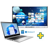 SMART Board MX286-V5 86" + PORTATIL HP ELITEBOOK 840 G6 I5-8265U 16GB SSD 512GB 14 FULL HD WIN11 PRO EDUCACION TECL ESPAÑOL OCAS