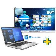 SMART Board MX286-V5 86" + PORTATIL HP PROBOOK 640 G8 I5-1145G7 14" FULL HD 8GB SSD 256GB WINDOWS 11 EDUCACION OCASIÓN