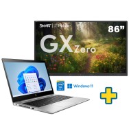 SMART Board V3-V3 ZERO 86" + PORTATIL HP ELITEBOOK 840 G6 I5-8265U 16GB SSD 512GB 14 FULL HD WIN11 PRO EDUCACION TECL ESPAÑOL OC