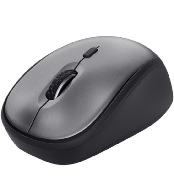 Ratón Mini Inalámbrico Trust Yvi+ Silent/ Hasta 1600 DPI/ Negro