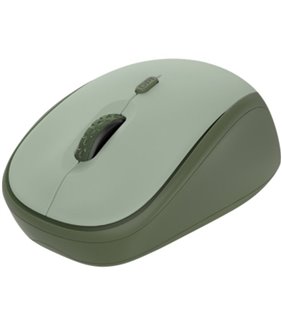 Ratón Mini Inalámbrico Trust Yvi+ Silent/ Hasta 1600 DPI/ Verde