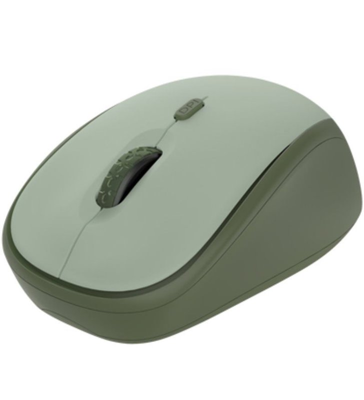 Ratón Mini Inalámbrico Trust Yvi+ Silent/ Hasta 1600 DPI/ Verde