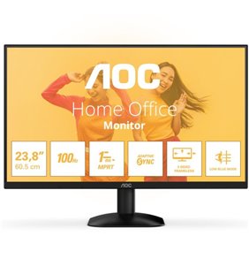 Monitor AOC 24B35HM2 24'/ Full HD/ Negro