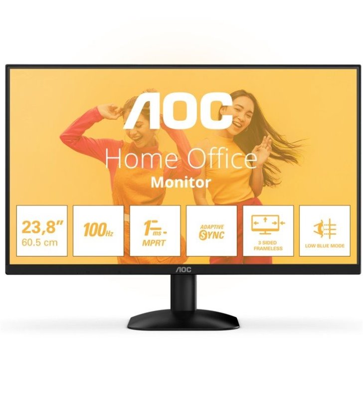 Monitor AOC 24B35HM2 24'/ Full HD/ Negro