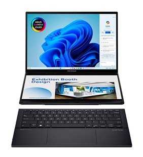 Portátil Convertible Asus ZenBook Duo OLED UX8406CA-PZ152W Intel Core Ultra 9-285H/ 32GB/ 1TB SSD/ 14'+14' Táctil/ Win11
