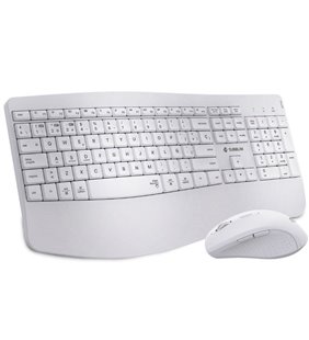 Teclado y Ratón Inalámbrico Subblim Combo Dual Office Prowave/ Blanco