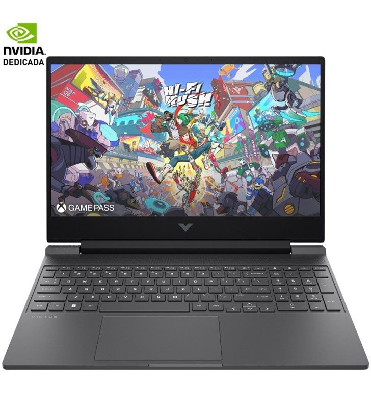Portátil Gaming HP Victus 15-FB3709NS Ryzen 7 8845HS/ 16GB/ 1TB SSD/ GeForce RTX 4050/ 15.6'/ Sin Sistema Operativo