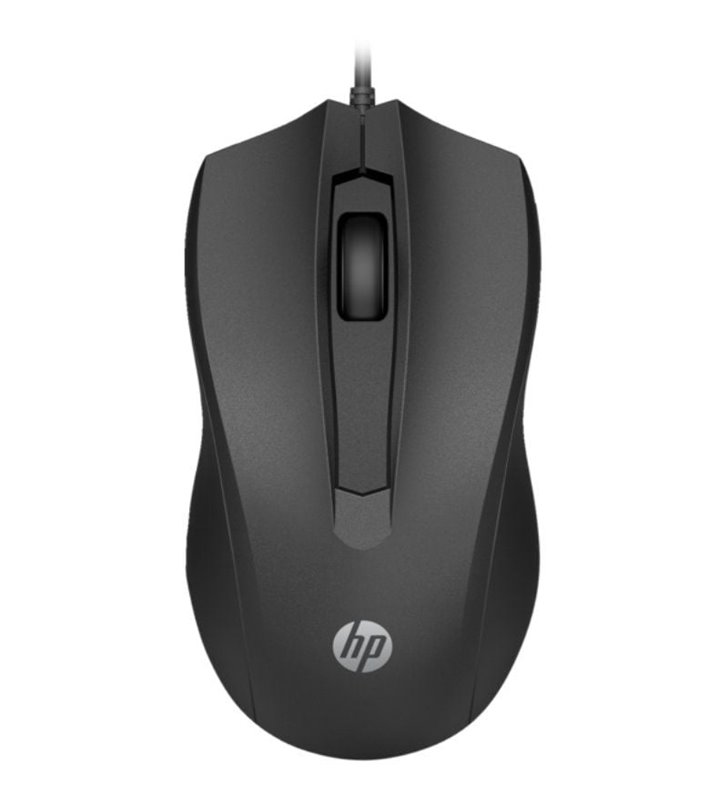 Ratón HP 105/ Hasta 1600 DPI/ Negro