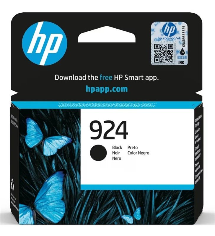 Cartucho de Tinta Original HP nº924/ Negro