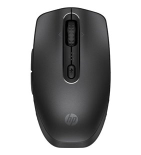 Ratón Inalámbrico HP 695/ Batería Recargable/ Hasta 4000 DPI/ Negro