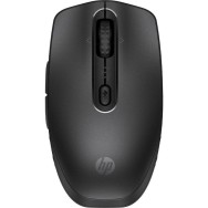 Ratón Inalámbrico HP 695/ Batería Recargable/ Hasta 4000 DPI/ Negro